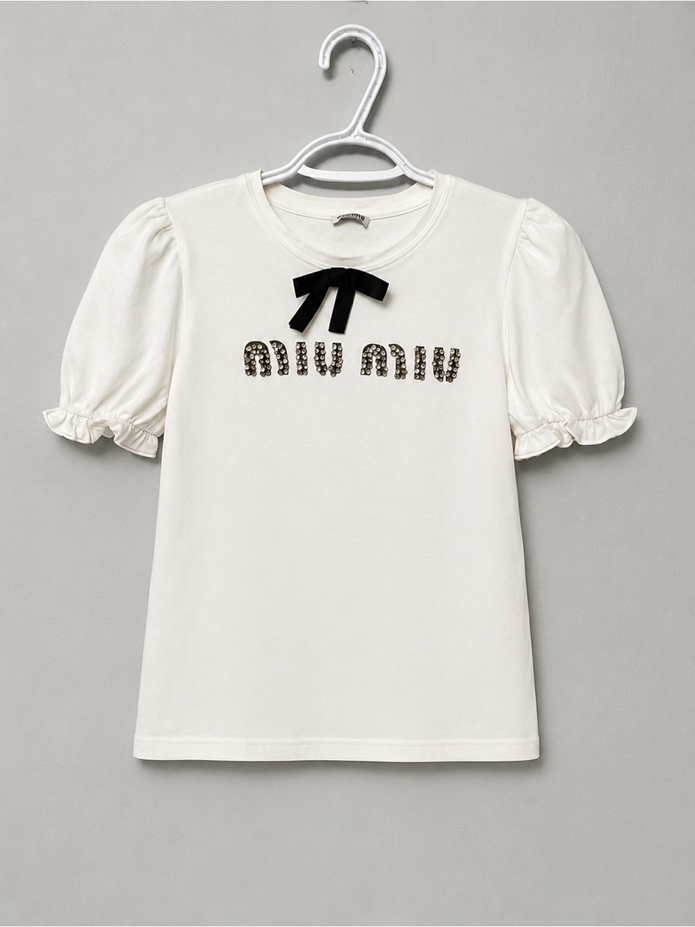 Miu Miu Puff Sleeve Top - Picture 1 of 5